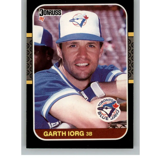 1987 Donruss #394 Garth Iorg EX Excellent Toronto Blue Jays Baseball Card  Image 1