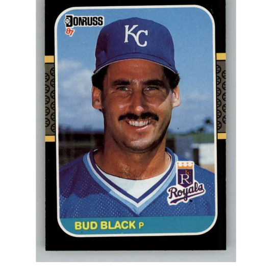 1987 Donruss #404 Bud Black EX Excellent Kansas City Royals Baseball Card  Image 1