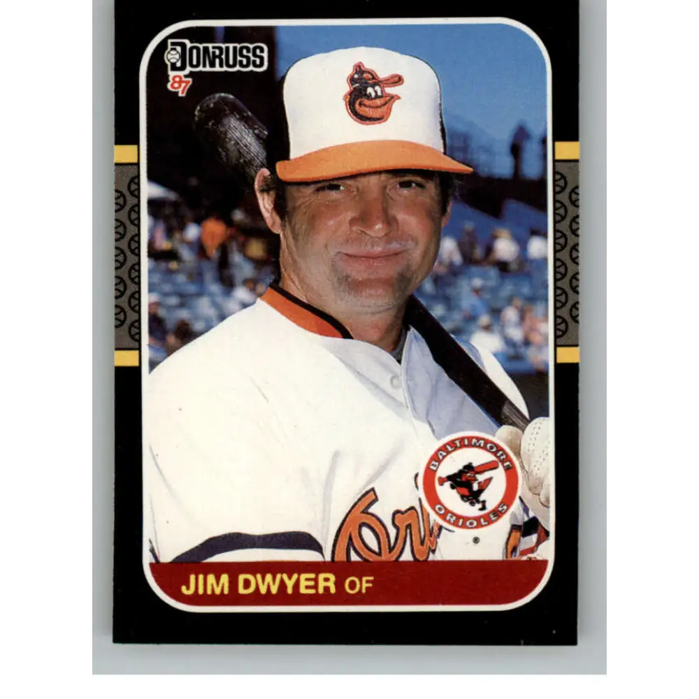 1987 Donruss #418 Jim Dwyer EX Excellent Baltimore Orioles Baseball Card  Image 1