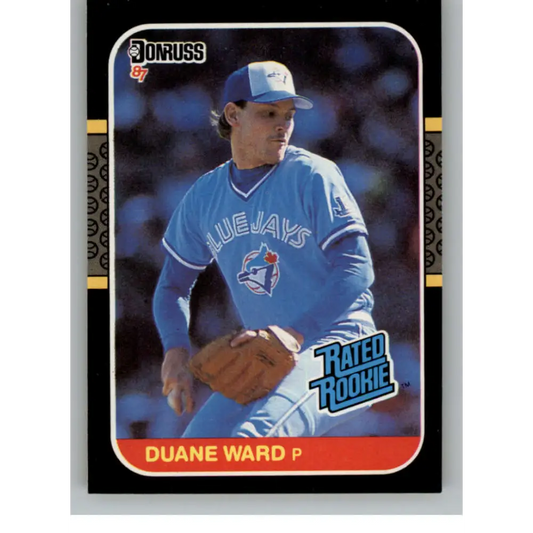 1987 Donruss #45 Duane Ward EX Excellent RC Rookie Toronto Blue Jays Baseball Card  Image 1
