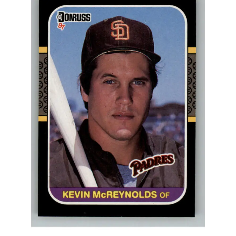 1987 Donruss #451 Kevin McReynolds EX Excellent San Diego Padres Baseball Card  Image 1