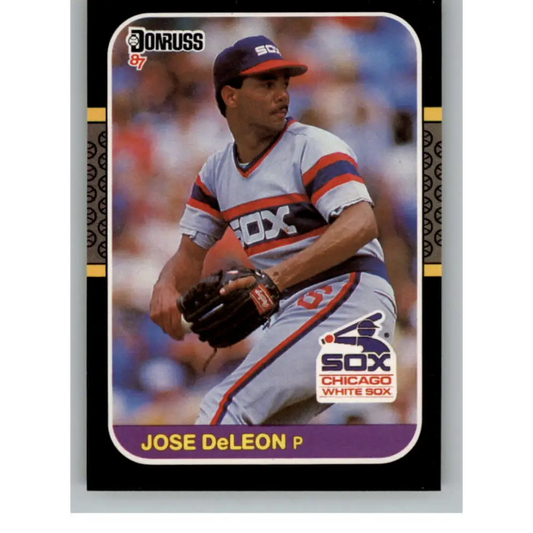 1987 Donruss #457 Jose DeLeon EX Excellent Chicago White Sox Baseball Card  Image 1