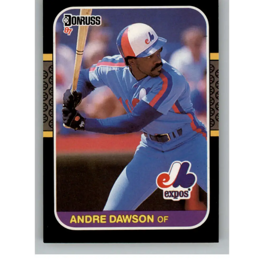 1987 Donruss #458 Andre Dawson EX Excellent Montreal Expos Baseball Card  Image 1