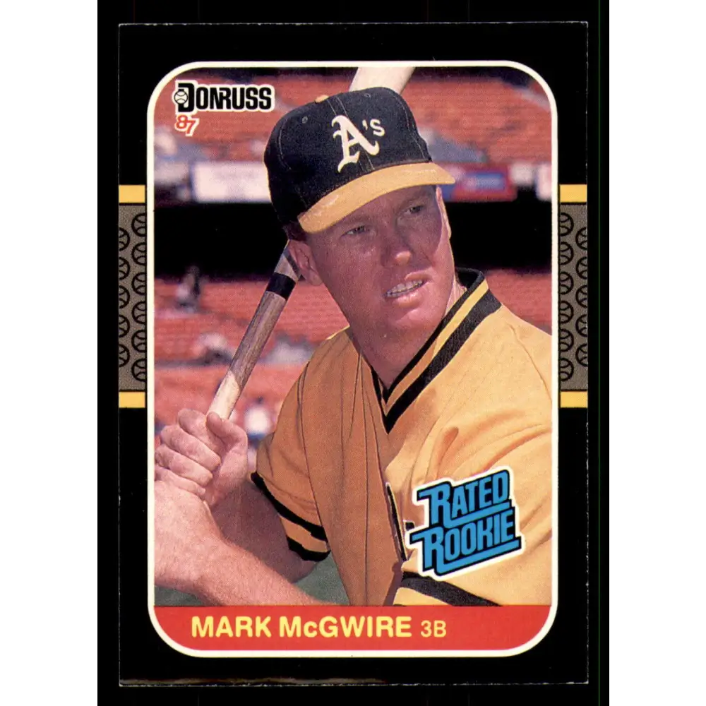 1987 Donruss #46 Mark McGwire EX Excellent Oakland Athletics Baseball Card  Image 1