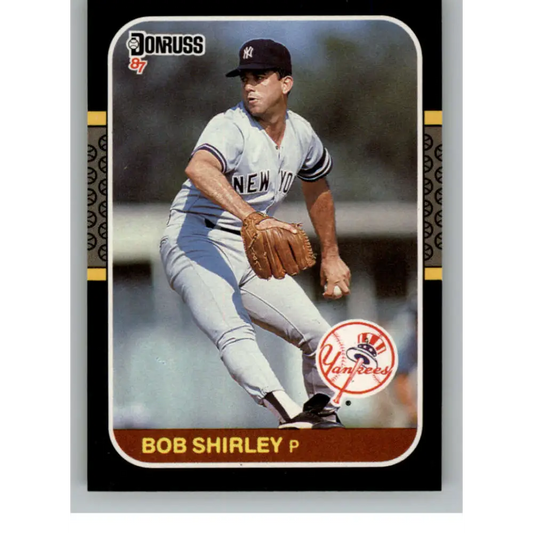 1987 Donruss #463 Bob Shirley EX Excellent New York Yankees Baseball Card  Image 1