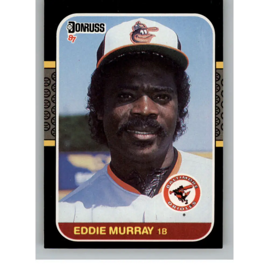 1987 Donruss #48 Eddie Murray EX Excellent Baltimore Orioles Baseball Card  Image 1