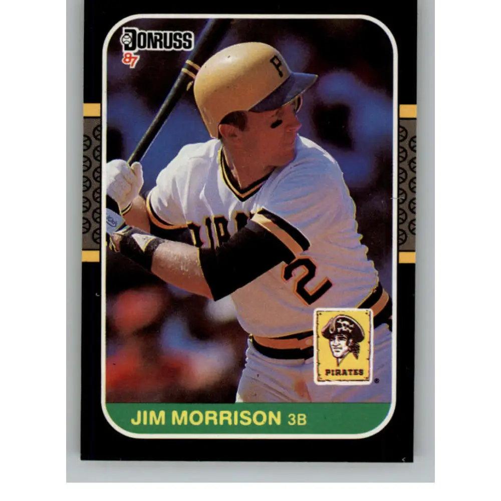 1987 Donruss #484 Jim Morrison EX Excellent Pittsburgh Pirates Baseball Card  Image 1
