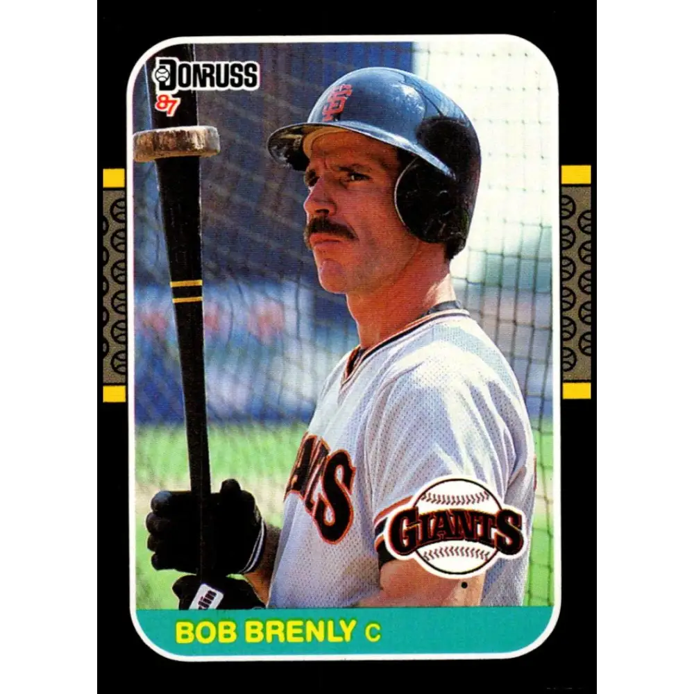 1987 Donruss #485 Bob Brenly EX Excellent San Francisco Giants Baseball Card  Image 1