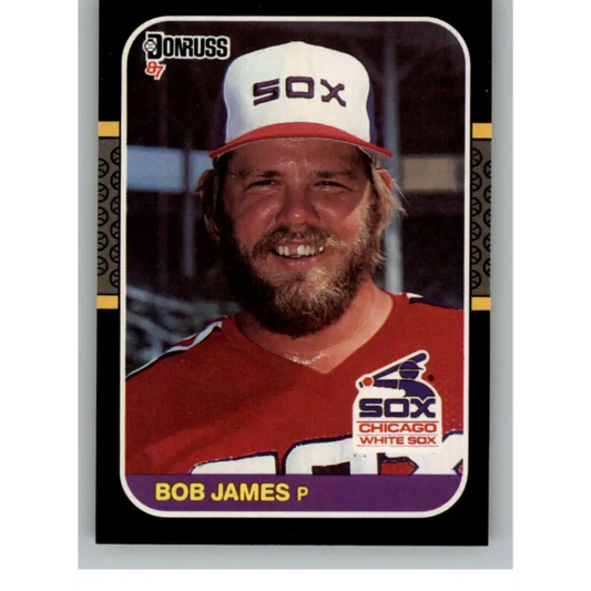1987 Donruss #493 Bob James EX Excellent Chicago White Sox Baseball Card  Image 1