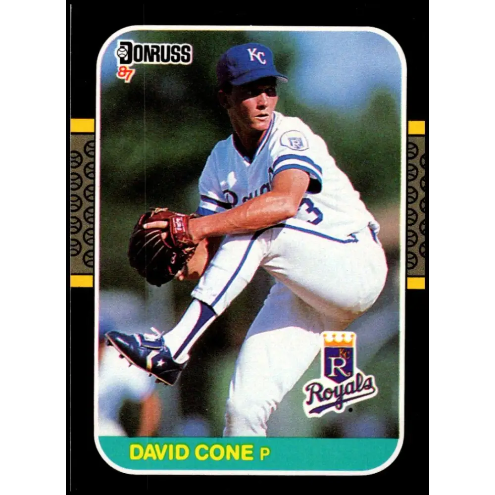 1987 Donruss #502 David Cone EX Excellent RC Rookie Kansas City Royals Baseball Card  Image 1