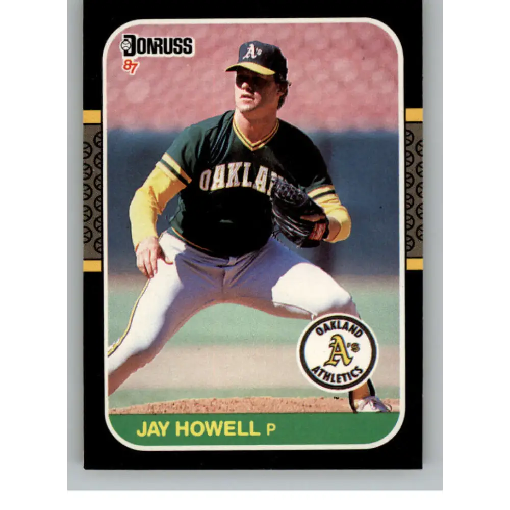 1987 Donruss #503 Jay Howell EX Excellent Oakland Athletics Baseball Card  Image 1