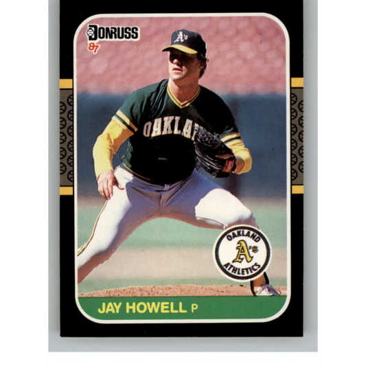 1987 Donruss #503 Jay Howell EX Excellent Oakland Athletics Baseball Card  Image 1