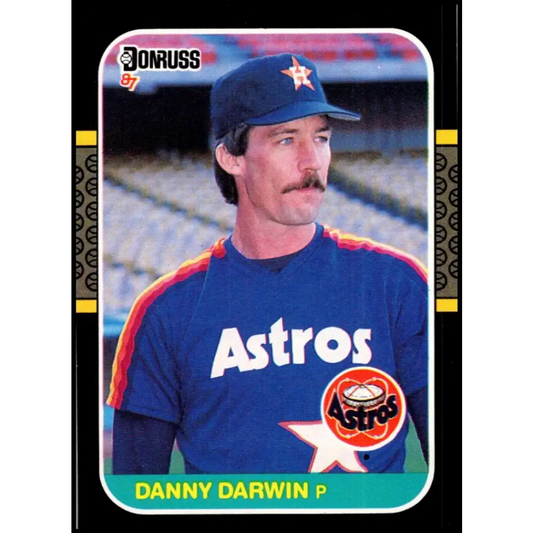 1987 Donruss #508 Danny Darwin EX Excellent Houston Astros Baseball Card  Image 1
