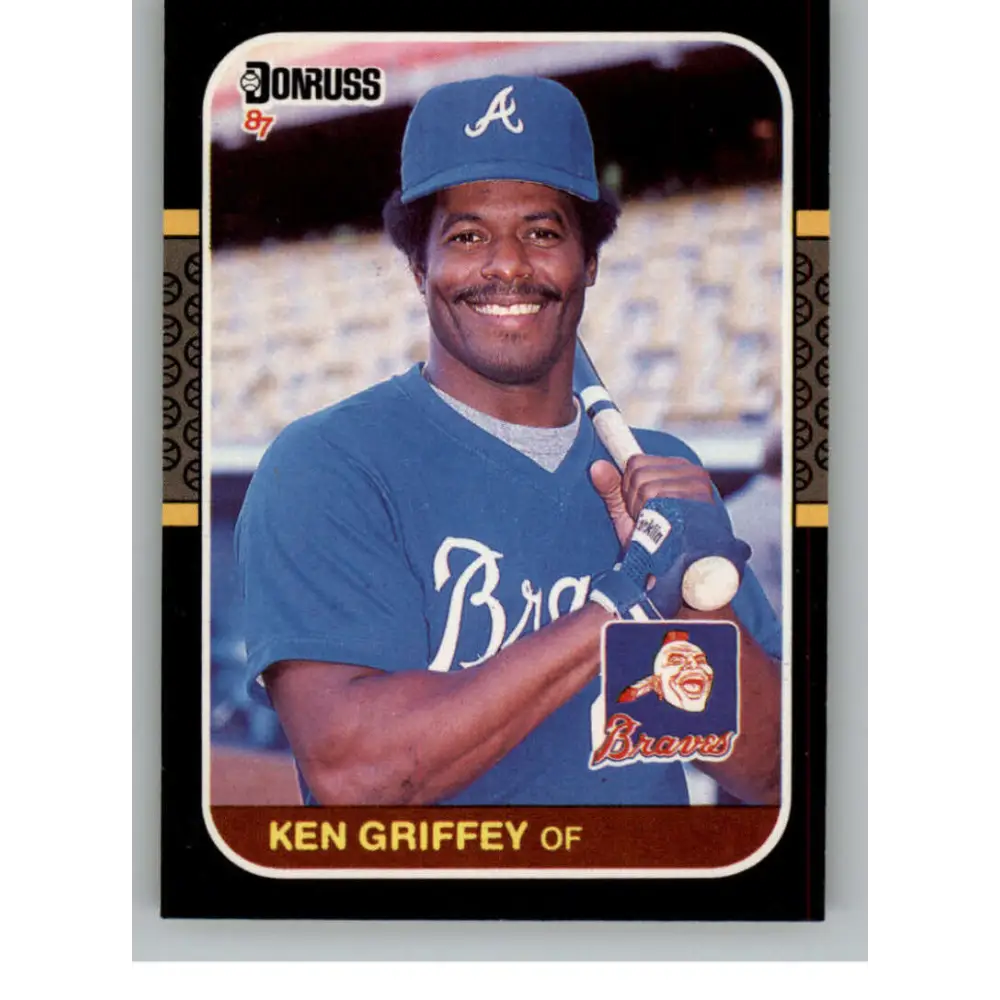 1987 Donruss #513 Ken Griffey Sr. EX Excellent Atlanta Braves Baseball Card  Image 1