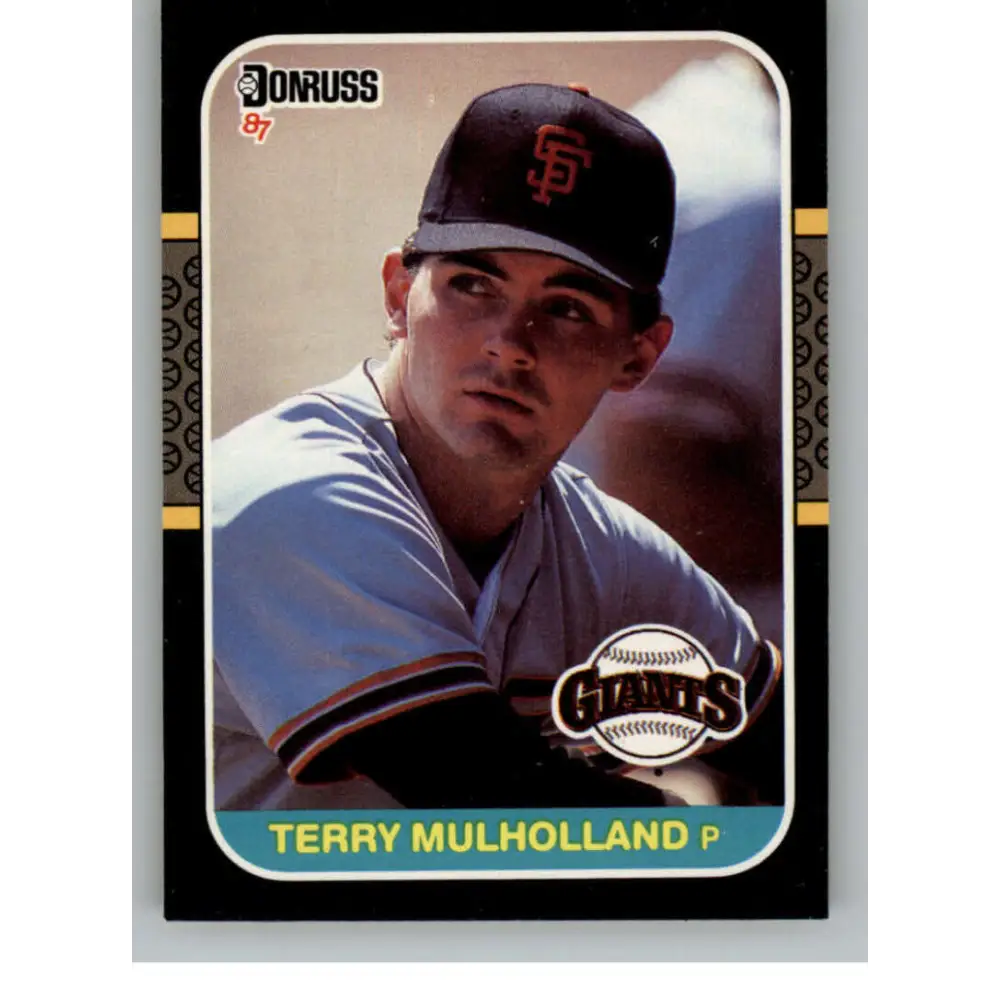 1987 Donruss #515 Terry Mulholland EX Excellent RC Rookie San Francisco Giants Baseball Card  Image 1