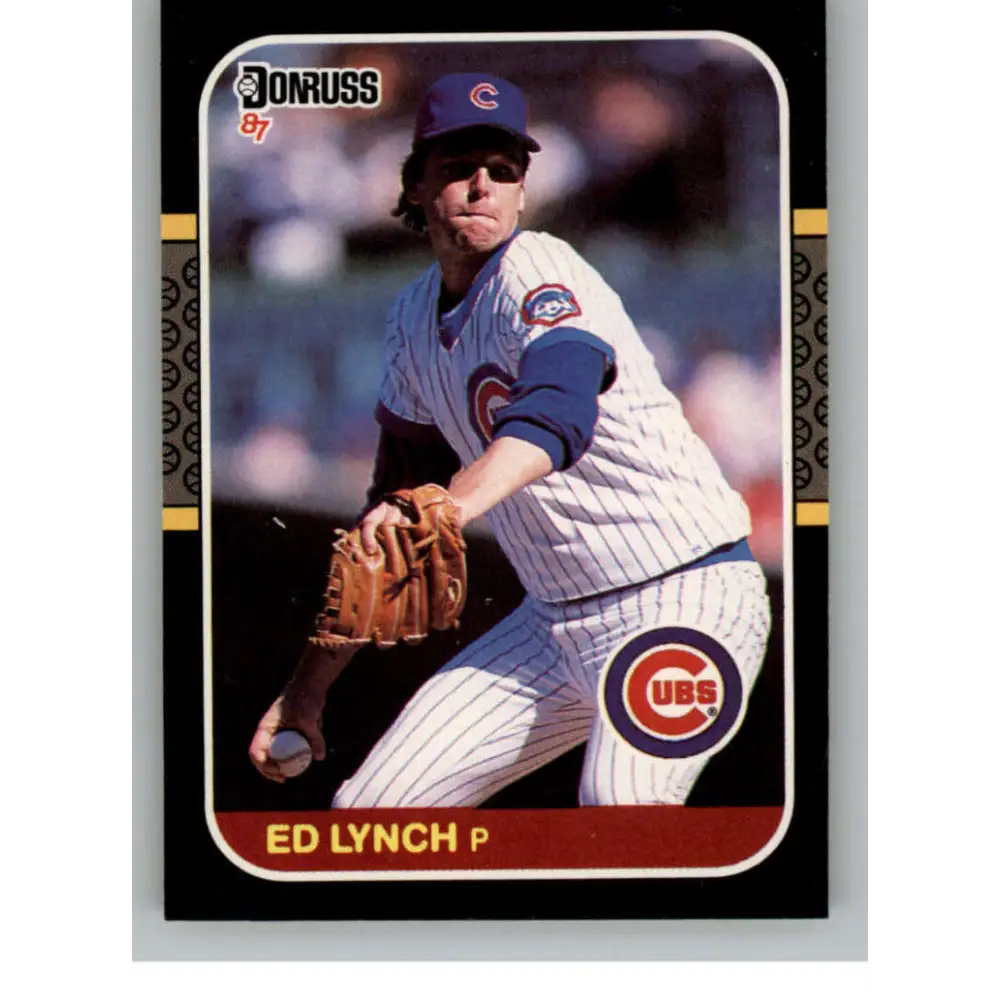 1987 Donruss #516 Ed Lynch EX Excellent Chicago Cubs Baseball Card  Image 1