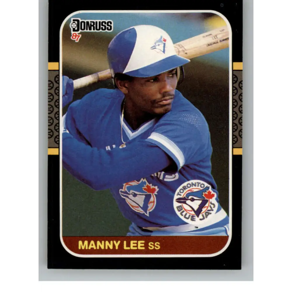 1987 Donruss #518 Manuel Lee EX Excellent Toronto Blue Jays Baseball Card  Image 1