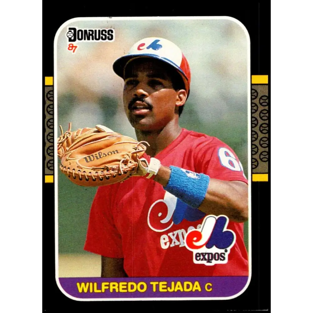 1987 Donruss #529 Wilfredo Tejada EX Excellent Montreal Expos Baseball Card  Image 1