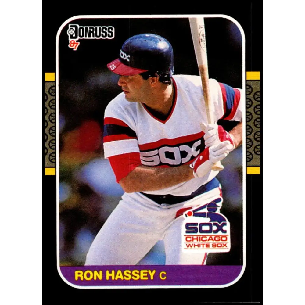 1987 Donruss #532 Ron Hassey EX Excellent Chicago White Sox Baseball Card  Image 1