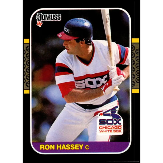 1987 Donruss #532 Ron Hassey EX Excellent Chicago White Sox Baseball Card  Image 1