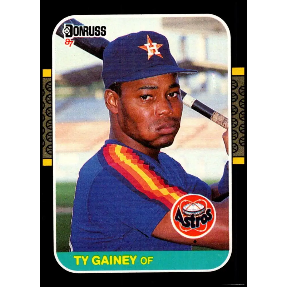 1987 Donruss #533 Ty Gainey EX Excellent Houston Astros Baseball Card  Image 1