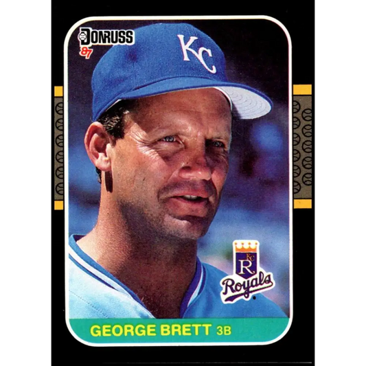 1987 Donruss #54 George Brett EX Excellent Kansas City Royals Baseball Card  Image 1