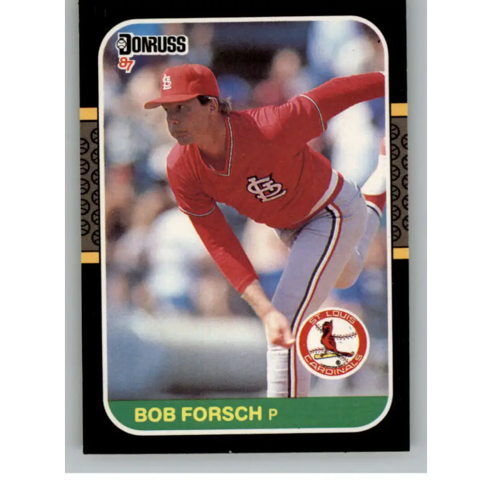 1987 Donruss #540 Bob Forsch EX Excellent St. Louis Cardinals Baseball Card  Image 1