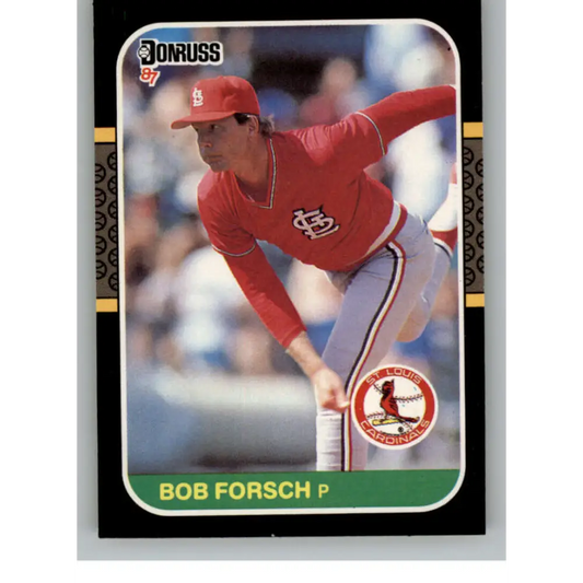 1987 Donruss #540 Bob Forsch EX Excellent St. Louis Cardinals Baseball Card  Image 1