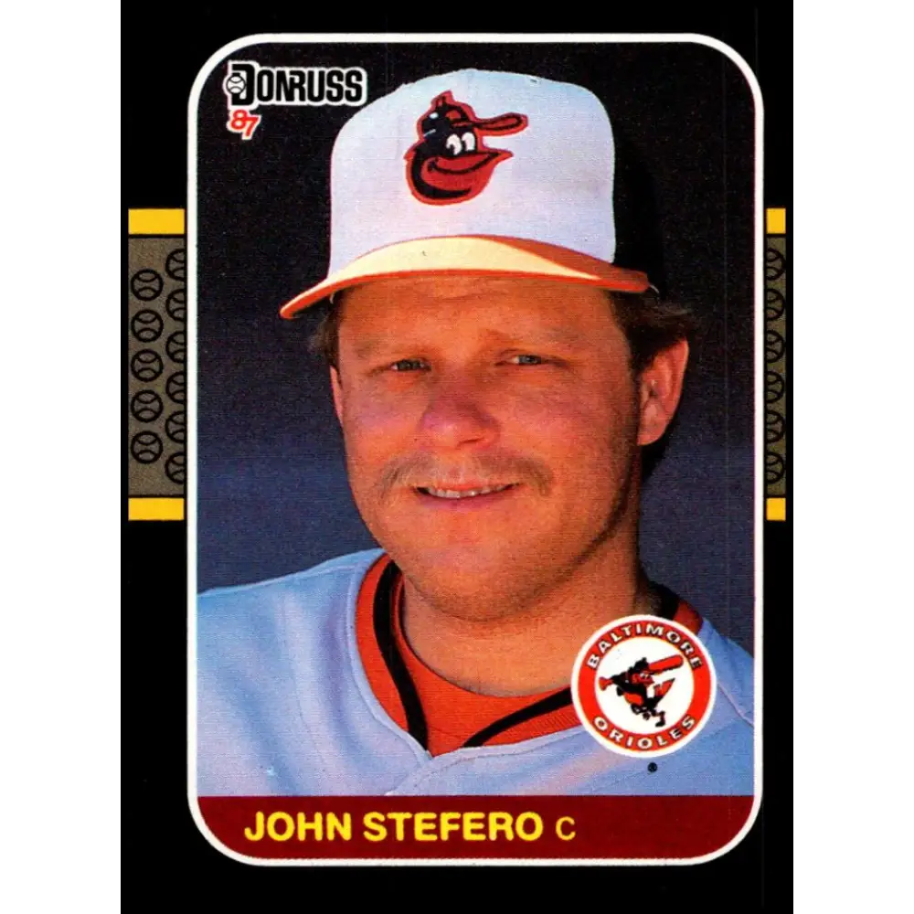 1987 Donruss #541 John Stefero EX Excellent Baltimore Orioles Baseball Card  Image 1