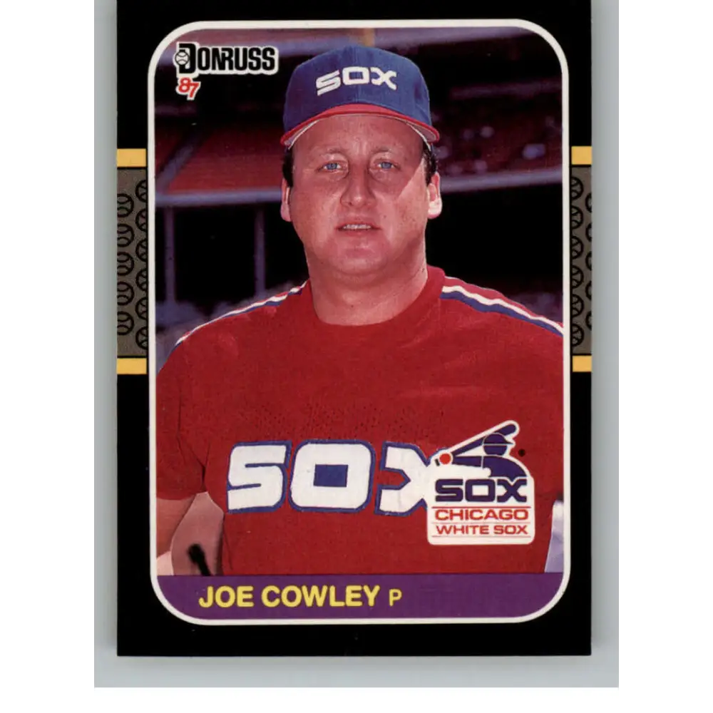 1987 Donruss #552 Joe Cowley EX Excellent Chicago White Sox Baseball Card  Image 1