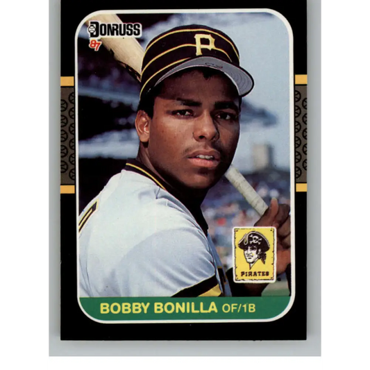 1987 Donruss #558 Bobby Bonilla EX Excellent RC Rookie Pittsburgh Pirates Baseball Card  Image 1