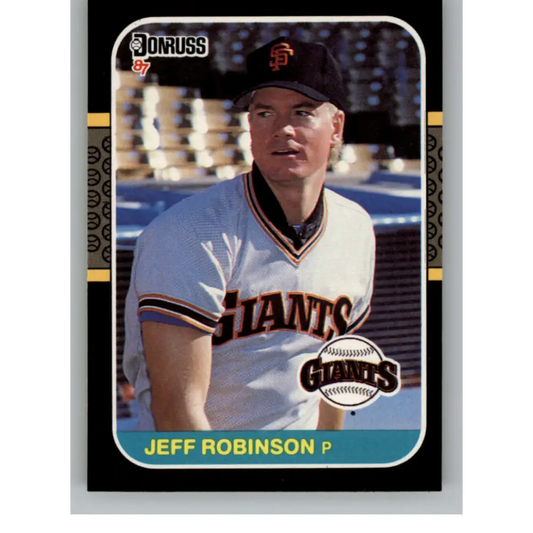 1987 Donruss #559 Jeff Robinson EX Excellent San Francisco Giants Baseball Card  Image 1