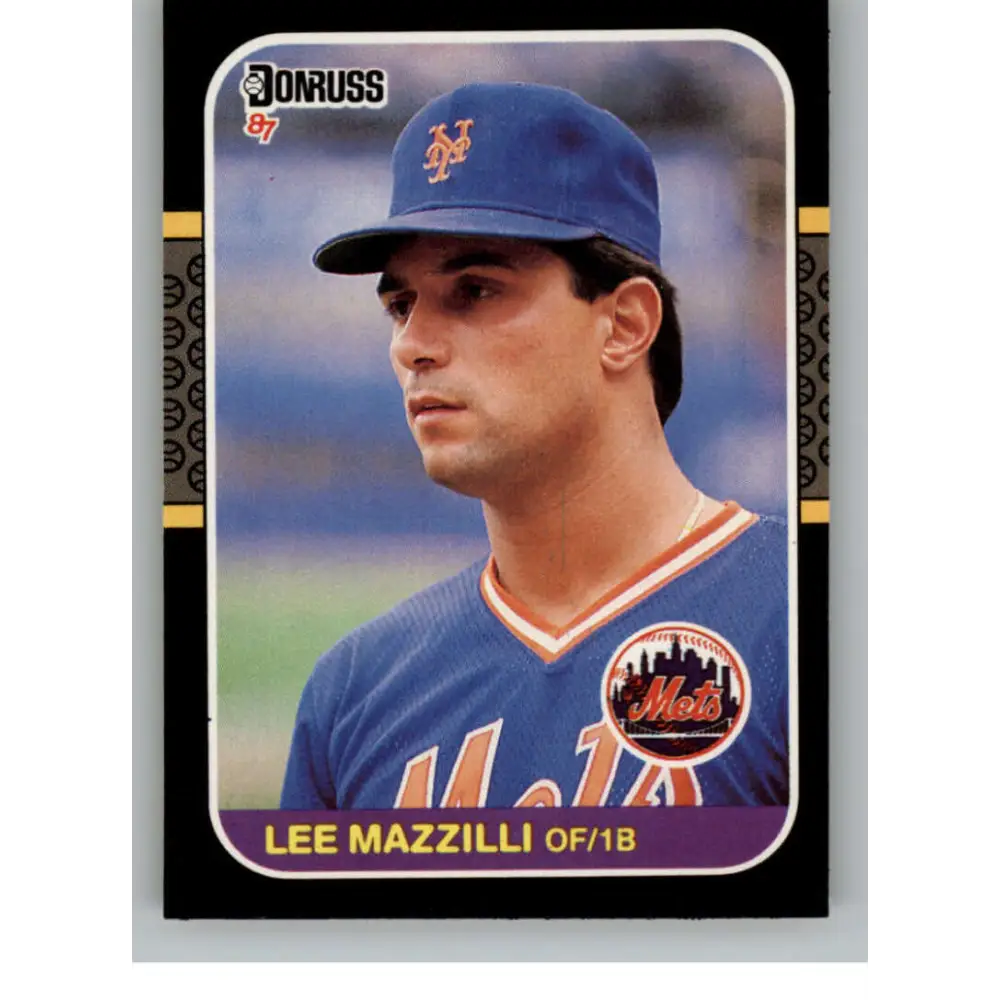 1987 Donruss #562 Lee Mazzilli EX Excellent New York Mets Baseball Card  Image 1