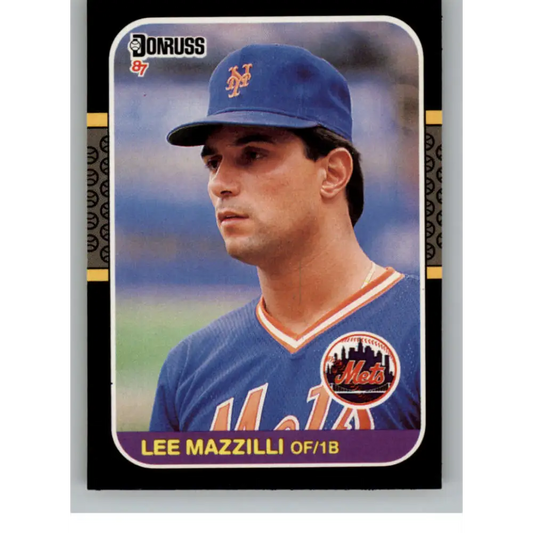 1987 Donruss #562 Lee Mazzilli EX Excellent New York Mets Baseball Card  Image 1