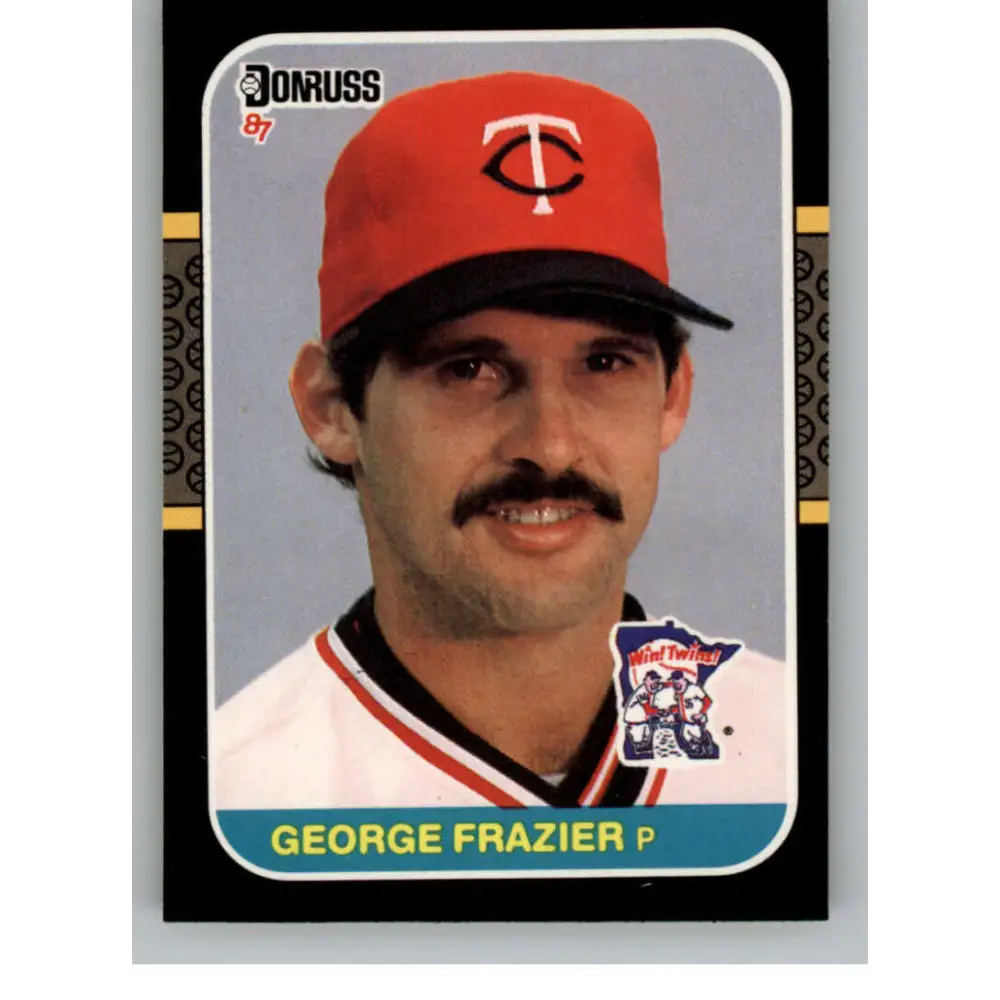 1987 Donruss #564 George Frazier EX Excellent Minnesota Twins Baseball Card  Image 1