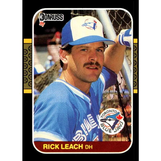 1987 Donruss #567 Rick Leach EX Excellent Toronto Blue Jays Baseball Card  Image 1