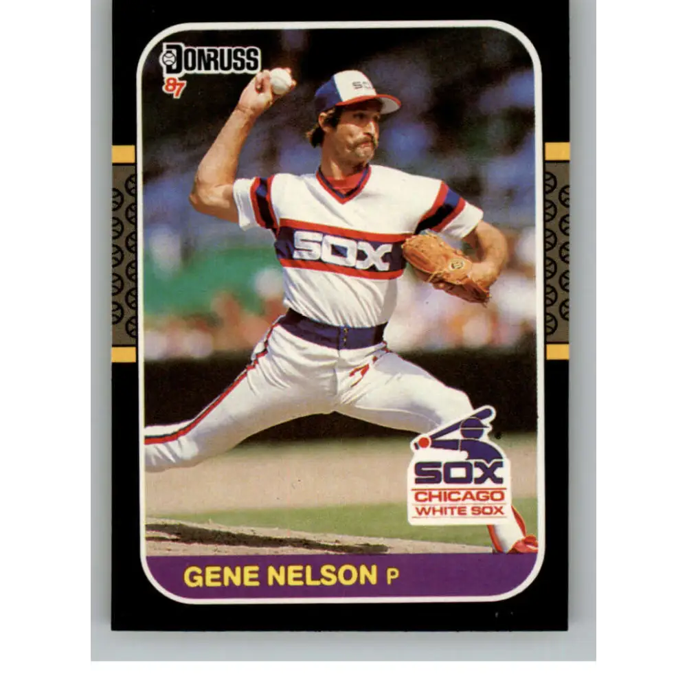 1987 Donruss #580 Gene Nelson EX Excellent Chicago White Sox Baseball Card  Image 1