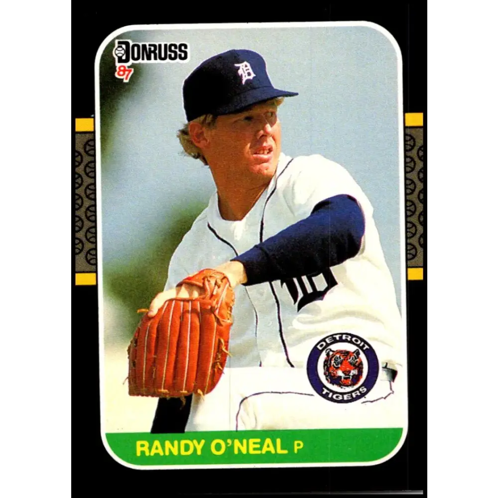 1987 Donruss #584 Randy O'Neal EX Excellent Detroit Tigers Baseball Card  Image 1