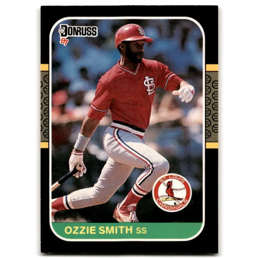 1987 Donruss #60 Ozzie Smith EX Excellent St. Louis Cardinals Baseball Card  Image 1