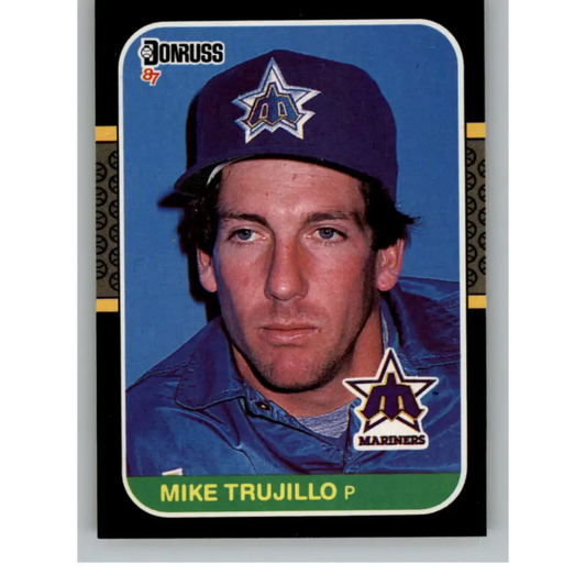 1987 Donruss #613 Mike Trujillo EX Excellent Seattle Mariners Baseball Card  Image 1