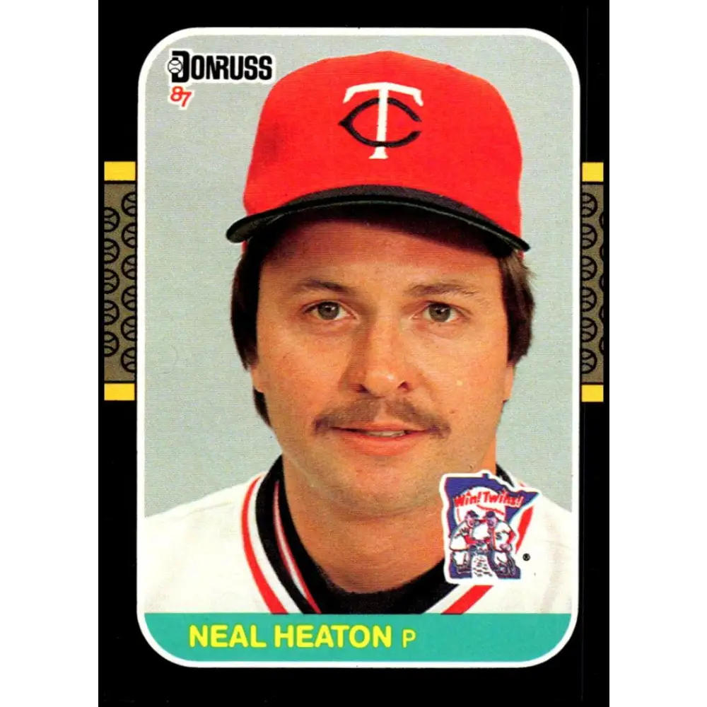 1987 Donruss #615 Neal Heaton EX Excellent Minnesota Twins Baseball Card  Image 1