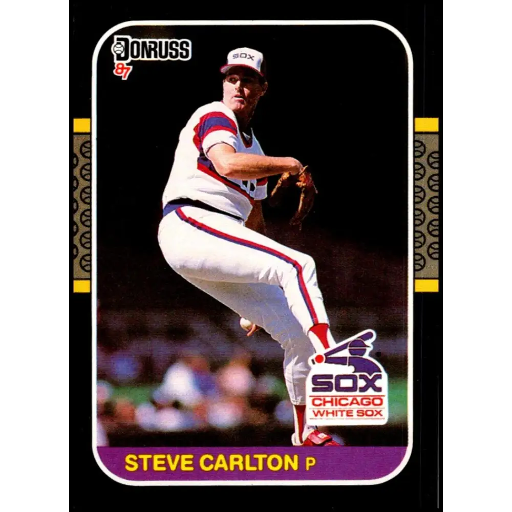 1987 Donruss #617 Steve Carlton EX Excellent Chicago White Sox Baseball Card  Image 1