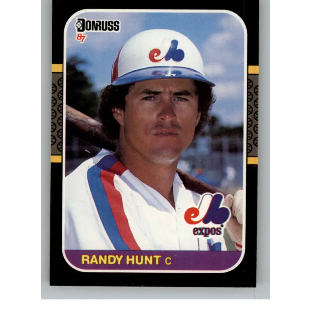 1987 Donruss #625 Randy Hunt EX Excellent Montreal Expos Baseball Card  Image 1