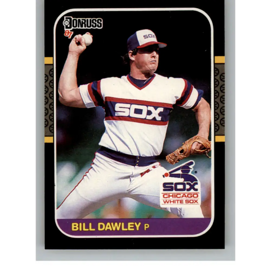 1987 Donruss #628 Bill Dawley EX Excellent Chicago White Sox Baseball Card  Image 1