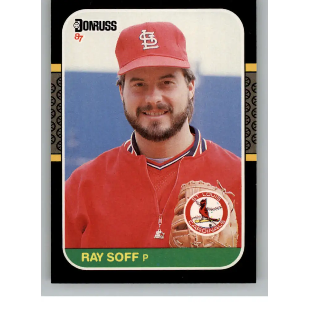 1987 Donruss #631 Ray Soff EX Excellent St. Louis Cardinals Baseball Card  Image 1