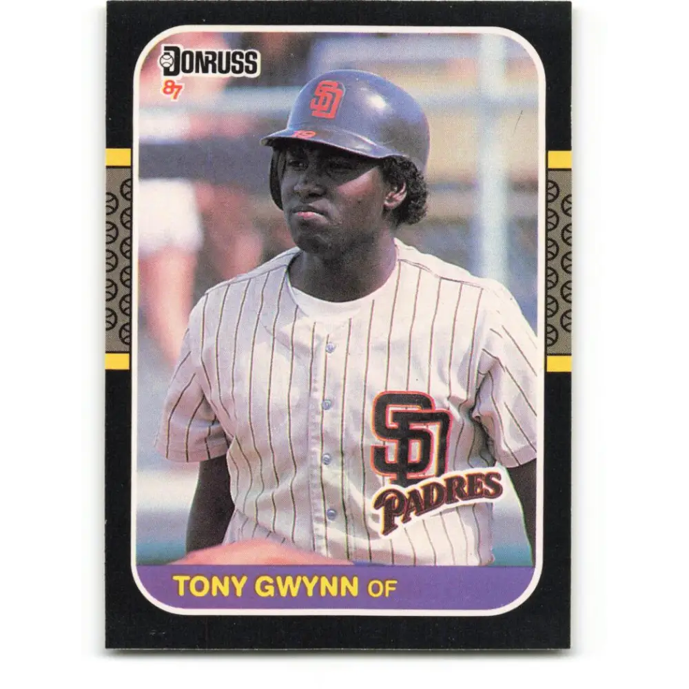 1987 Donruss #64 Tony Gwynn EX Excellent San Diego Padres Baseball Card  Image 1