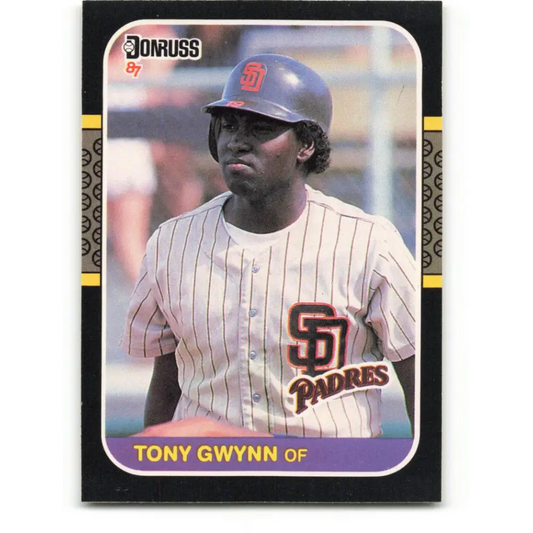 1987 Donruss #64 Tony Gwynn EX Excellent San Diego Padres Baseball Card  Image 1