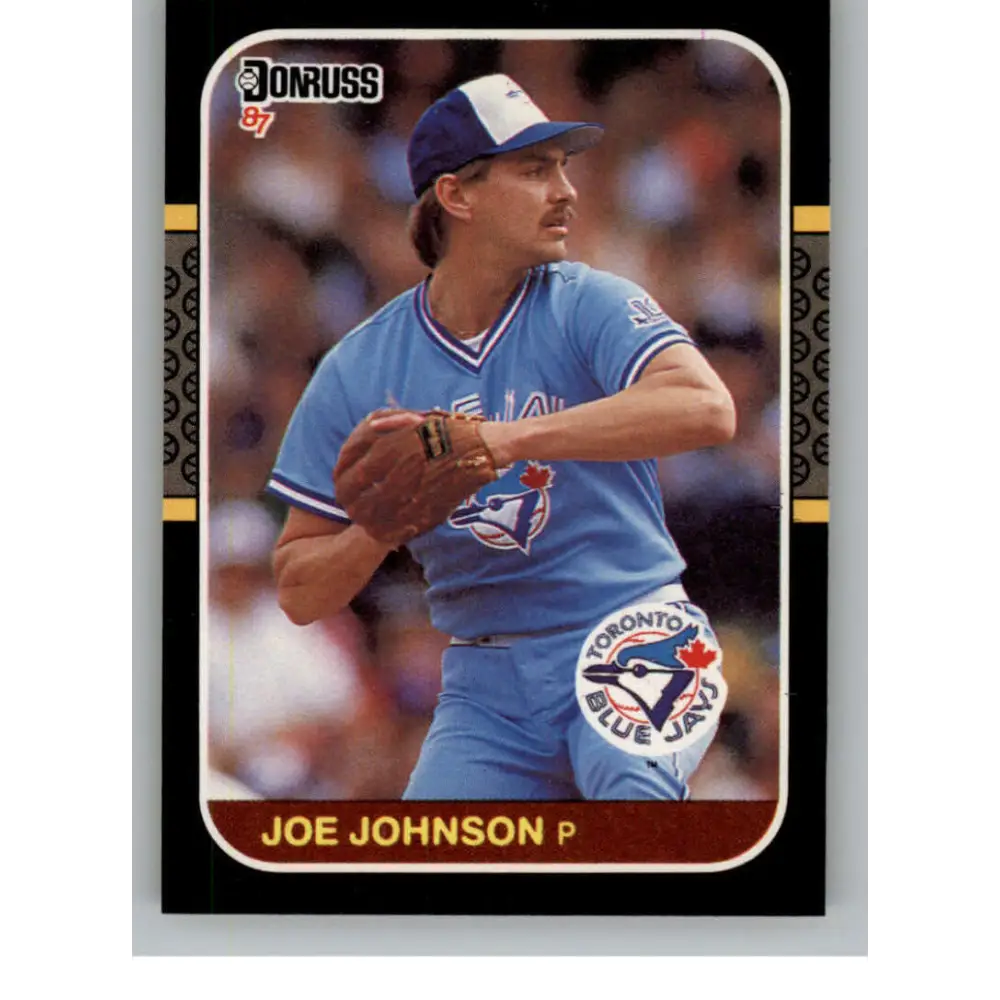 1987 Donruss #650 Joe Johnson EX Excellent Toronto Blue Jays Baseball Card  Image 1