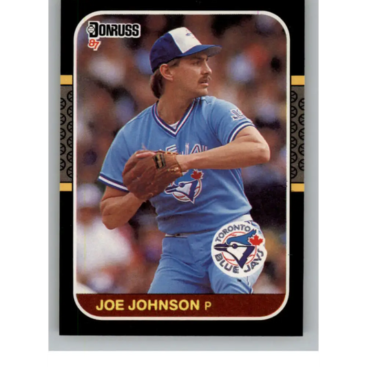 1987 Donruss #650 Joe Johnson EX Excellent Toronto Blue Jays Baseball Card  Image 1