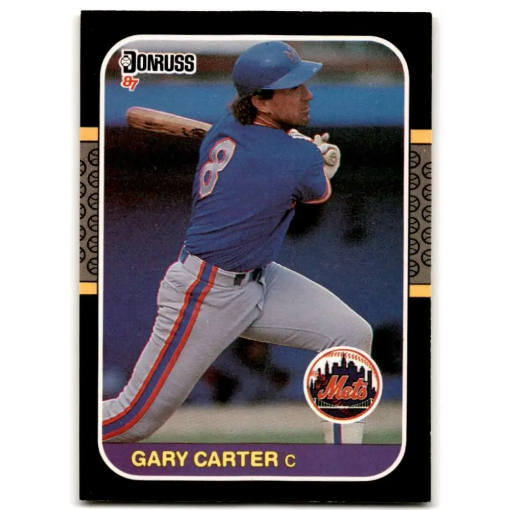 1987 Donruss #69 Gary Carter EX Excellent New York Mets Baseball Card  Image 1